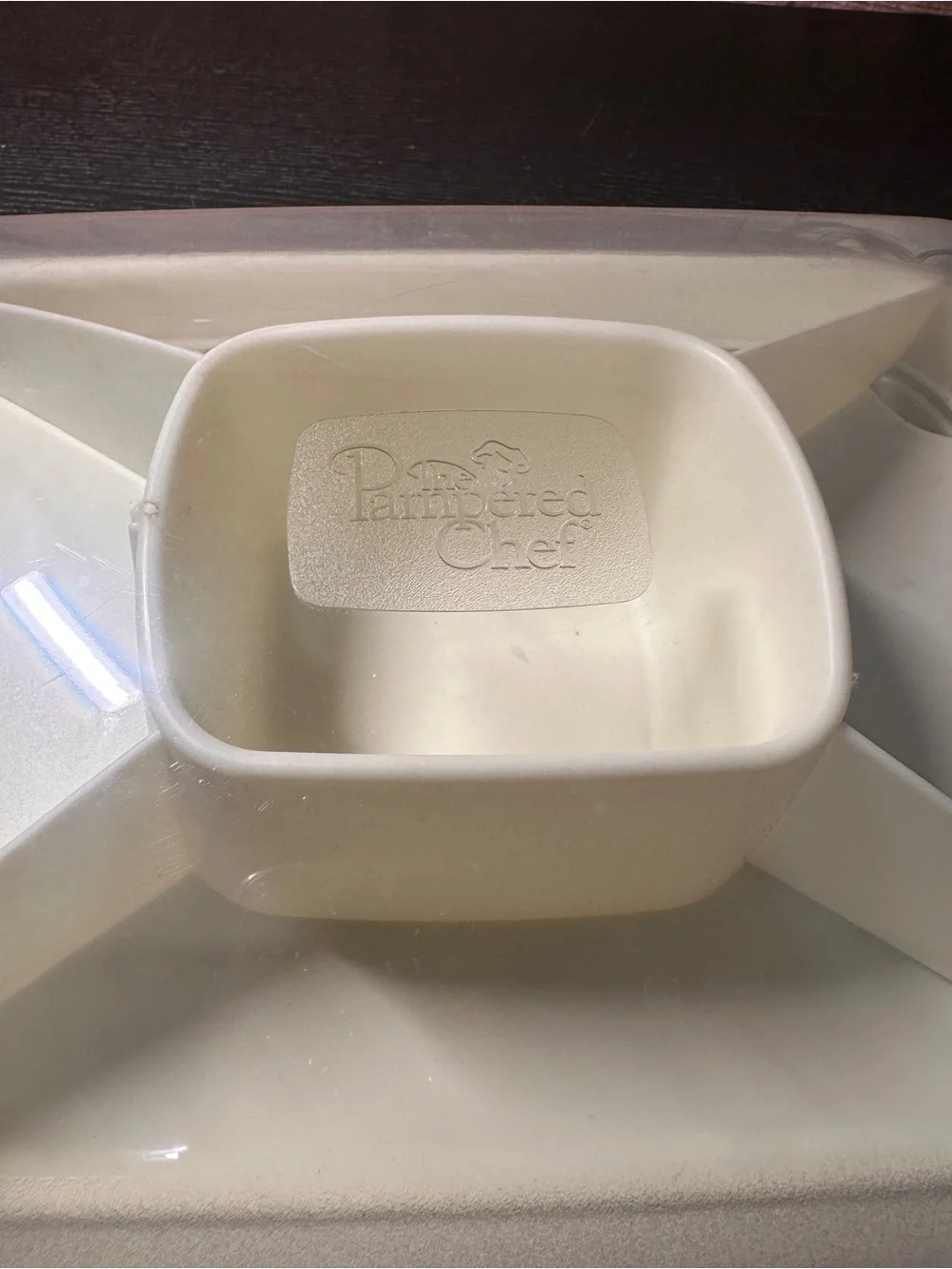 Pampered Chef Chillzanne Rectangular Server 2781 Deviled Egg/vegetable
